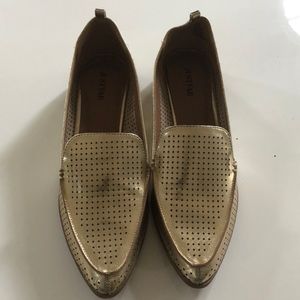 Gold Loafers | Size 11